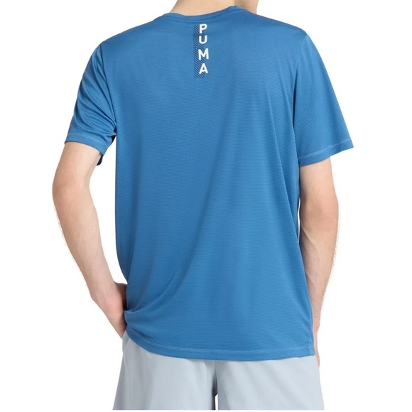 PUMA Men's Active Tee Black Large Airy Short Sleeve Tee - Picture 12 of 14